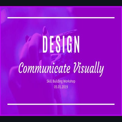 Graphic Design - Skill Building Session | PDF