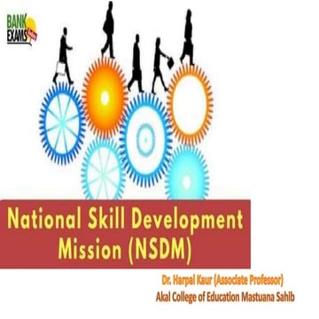 Introduction to Skill Development Mission 2014