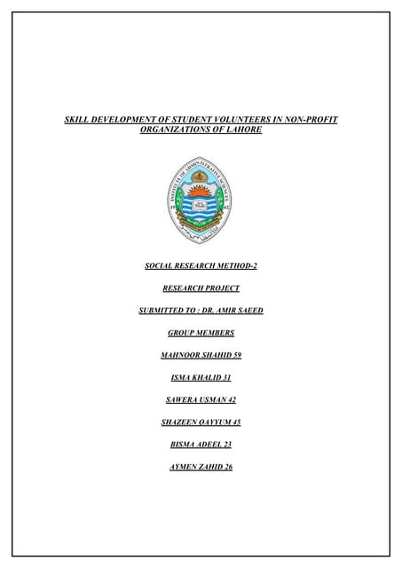 Research Proposal