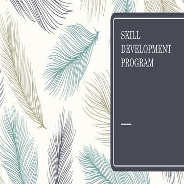 Skill development program | PPTX