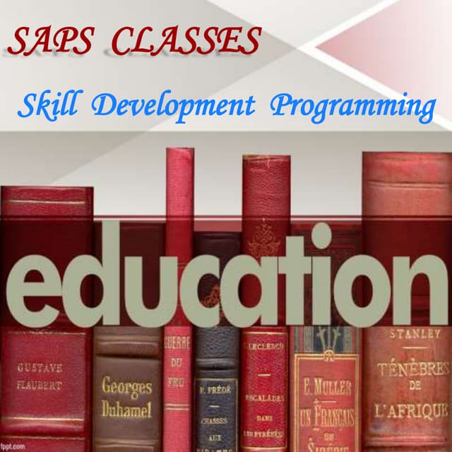 Skill Development Programming | PDF