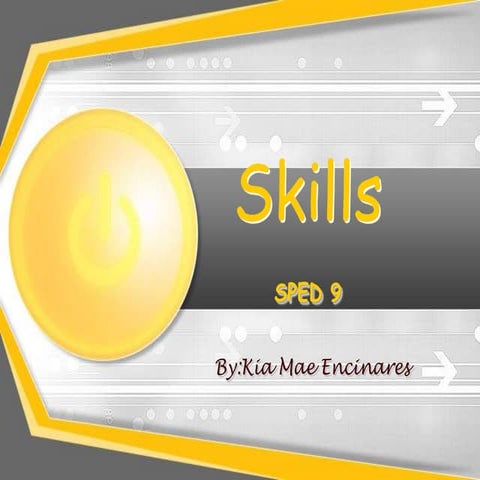 Skills (motor planning & object control skills) | PPTX