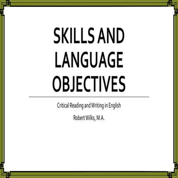 Skills and language objectives crwe feb 9 2020