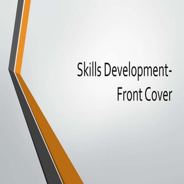 Skills development cover