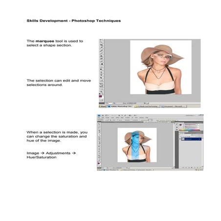 Skills developmetn photoshop