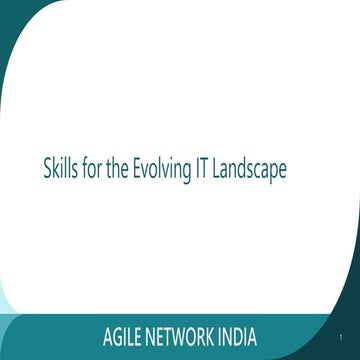 ANIn Coimbatore May 2024 | Skills for the Evolving IT landscape by Meena Subr...