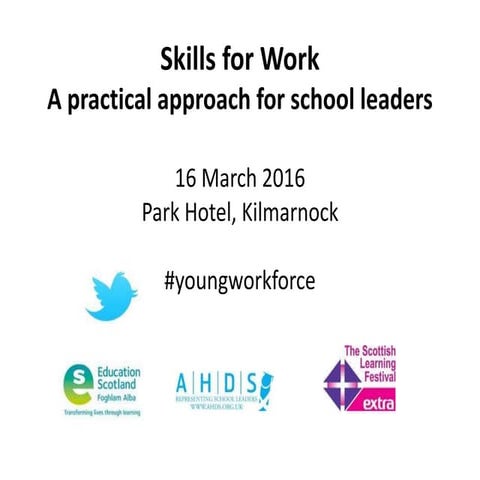 Skills for Work.AHDS SLF Extra