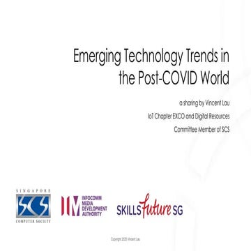 Emerging Technology Trends in the Post-COVID World