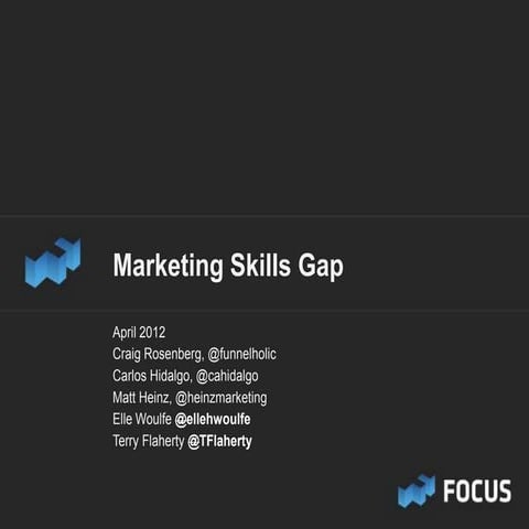 Marketing Skills Gap Research Study