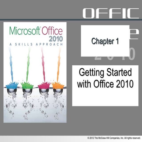 PowerPoint for Introduction to Office 2010 | PPT | Operating Systems ...