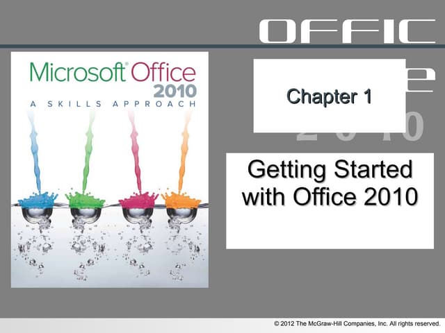 PowerPoint for Introduction to Office 2010