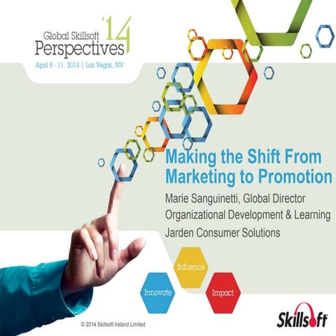 Skillsoft perspectives 2014 marketing learning and development workshop