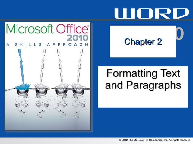 Word Chapter 2