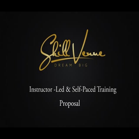 Skill Venue proposal