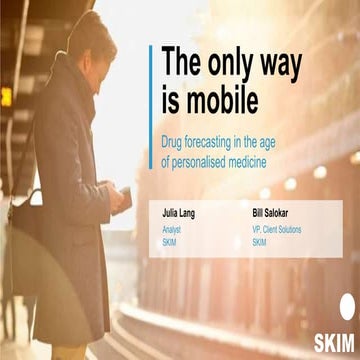 PMRC USA 2017 - Mobile Forecasting in the Age of Personalized Medicine