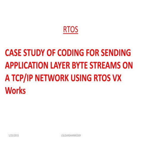                                 RTOS  CASE STUDY OF CODING FOR SENDING APPLIC...