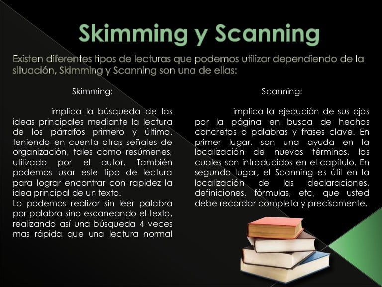 Skimming And Scanning