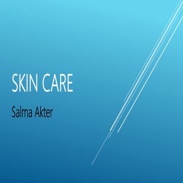 Skin care