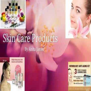 Skin care product PPT