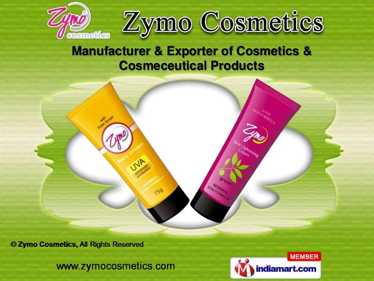 Skin Care Products by Zymo Cosmetics Gandhinagar