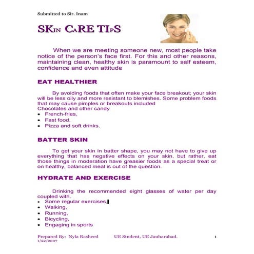 Introduction to Basic Skincare | PDF