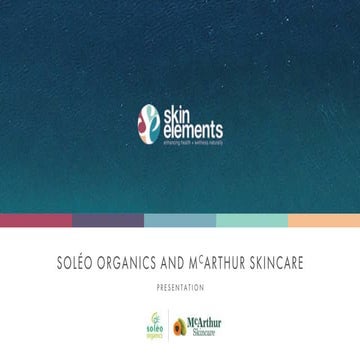 Skin Elements Corporate Presentation - London, Dec 2017 