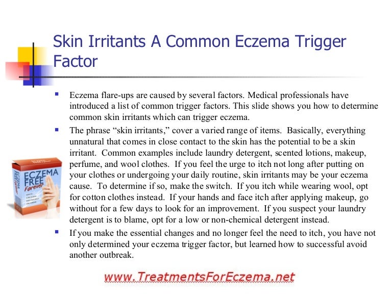 Skin Irritants A Common Eczema Trigger Factor