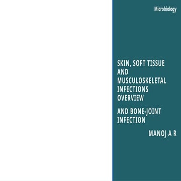 MUSCULOSKELETAL INFECTIONS for preclinical.ppt