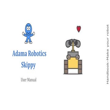 Skippy manual -1.1 Adama Robotics - Obstacle Avoidance Robot 