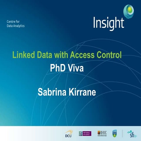 Sabrina Kirrane INSIGHT Viva Presentation 