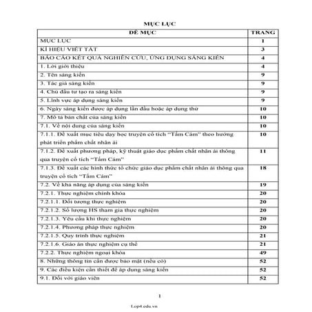 SKKN Giáo dục phẩm chất nhân ái cho học sinh lớp 10 qua dạy học truyện ...