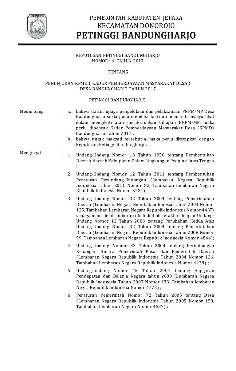 Kop Surat Kantor Kecamatan Contoh Kop Surat