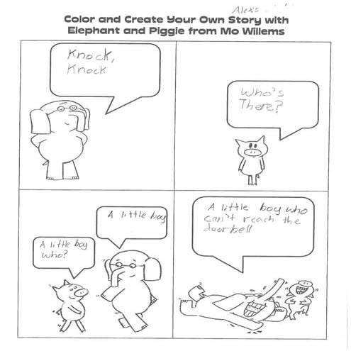 Elephant and Piggie Comics -- Mrs. Rossing's Class