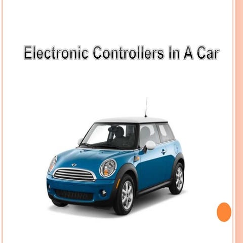 Electronic Controller Of A Car