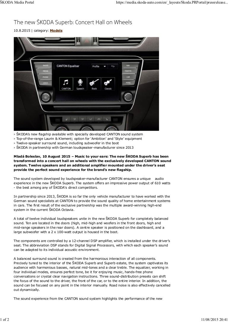 canton music system