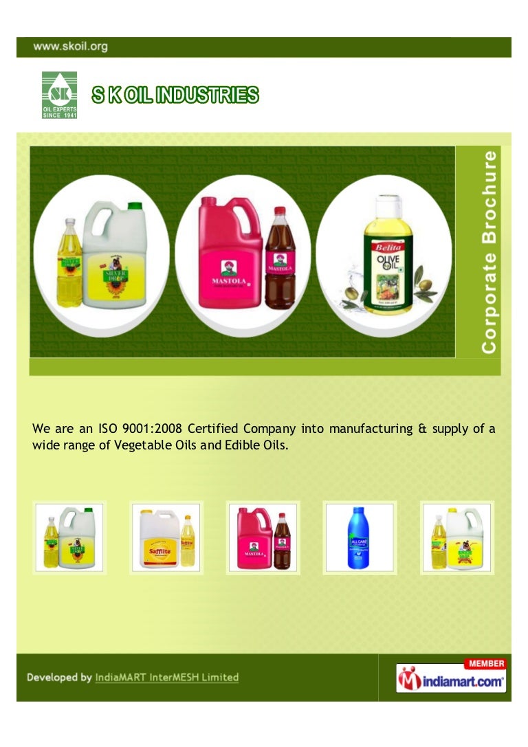 S K Oil Industries, Jalgaon, Maharashtra, Edible Oils