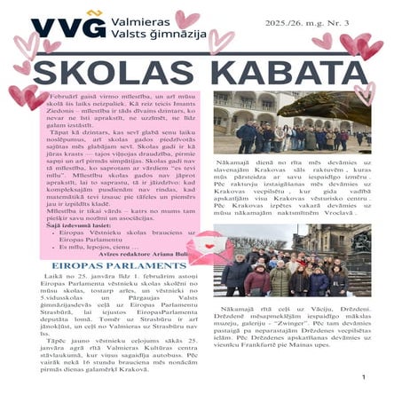 2024. gada Valmieras Valsts ģimnāzijas avīze | PDF