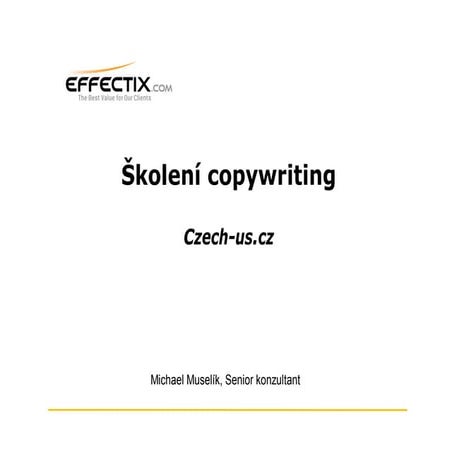Jak na copywriting prakticky - správné psaní pro web