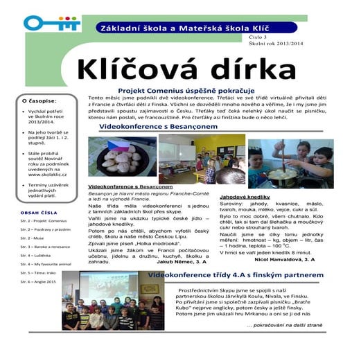 Klíčová dírka 2014 č.3