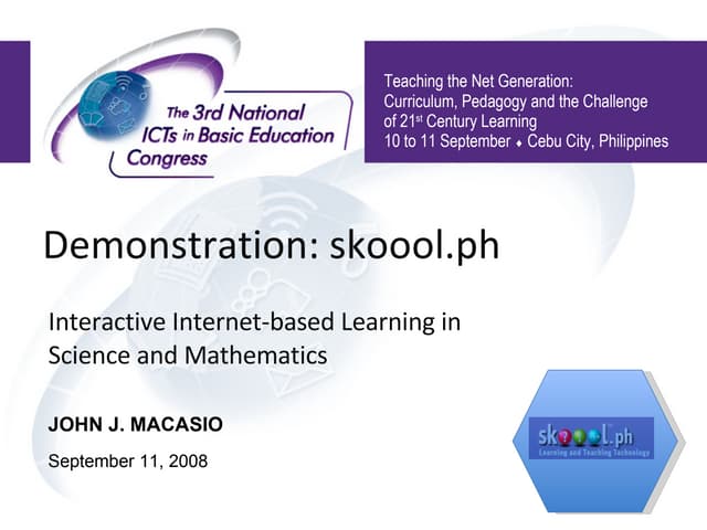 Skooolph Congress2008