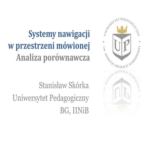 Skorka Analiza systemow informacji glosowej 