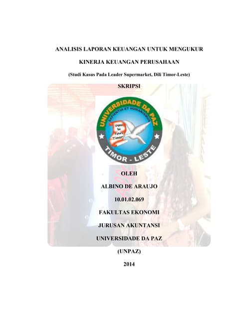 Skripsi Analisis Laporan Keuangan Pada