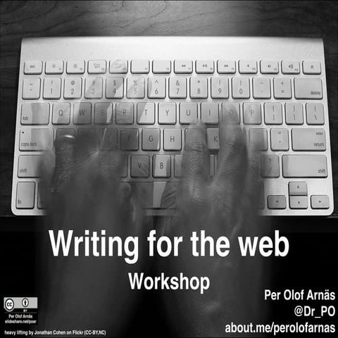 Skrivstuga.se  - Writing for the web (workshop)