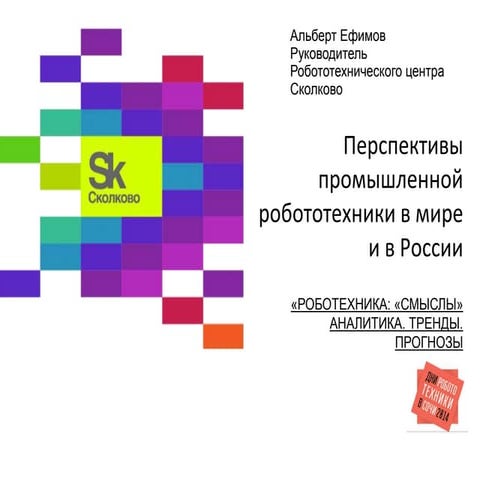 Sk robotics wro sochi industrial robotics no video