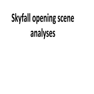 Skyfall opening sequence - Regan