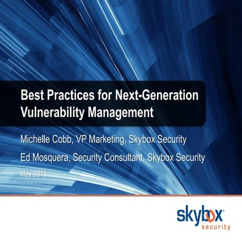 Is Your Vulnerability Management Program Keeping Pace With Risks?