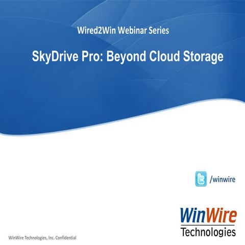 SkyDrive Pro - Beyond Cloud Storage