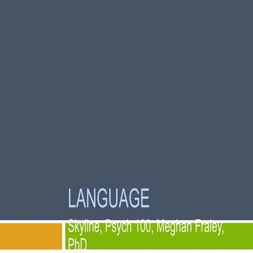 Language