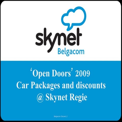 Skynet Opendoors Cars 2009