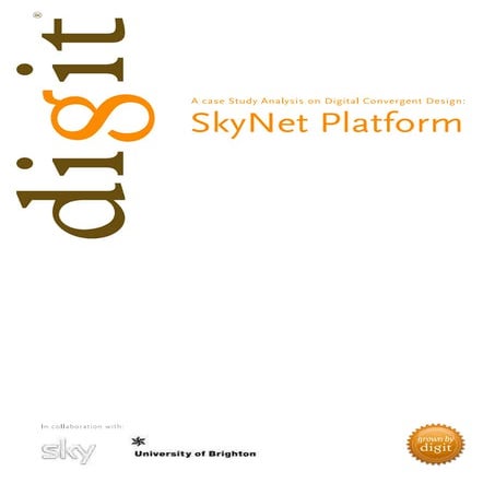 A case study analysis on digital convergent design: Skynet Platform